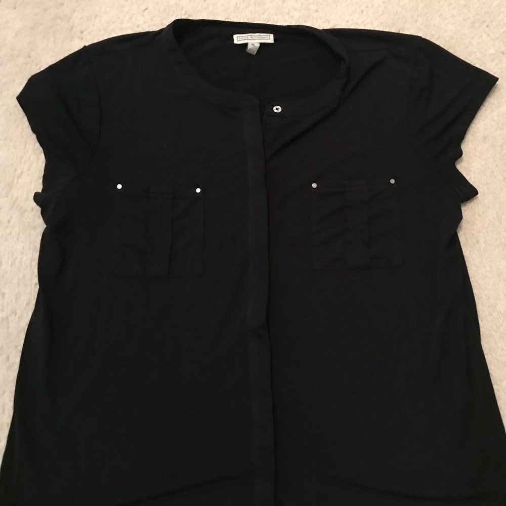 Size XL cute black top